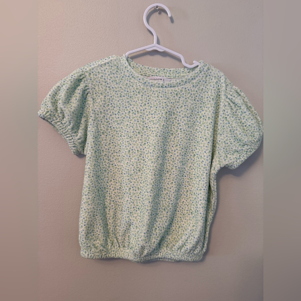 Minnow Green Floral Cover up